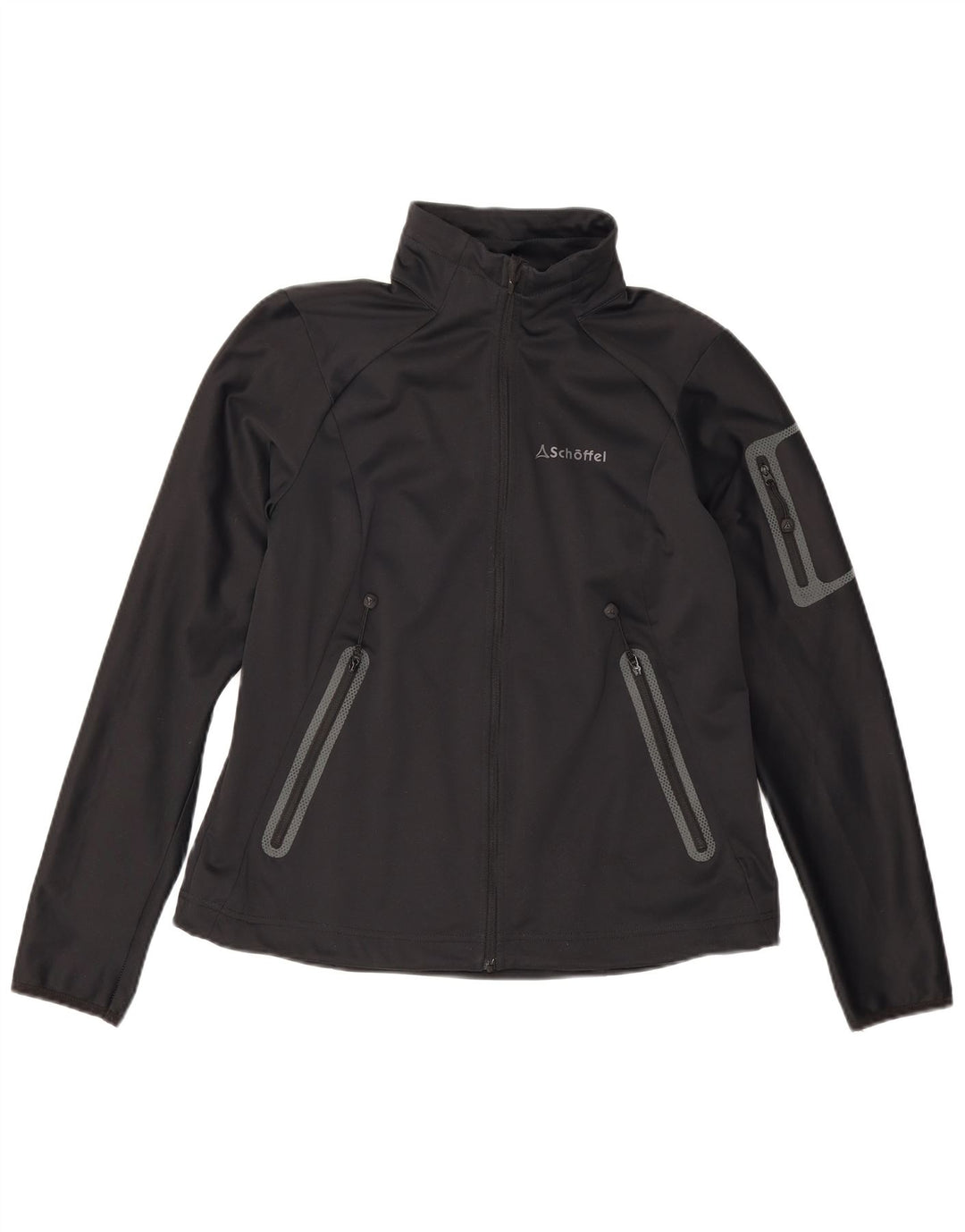 Schoffel Chaqueta de chándal para mujer UK 40 Grande Poliéster negro