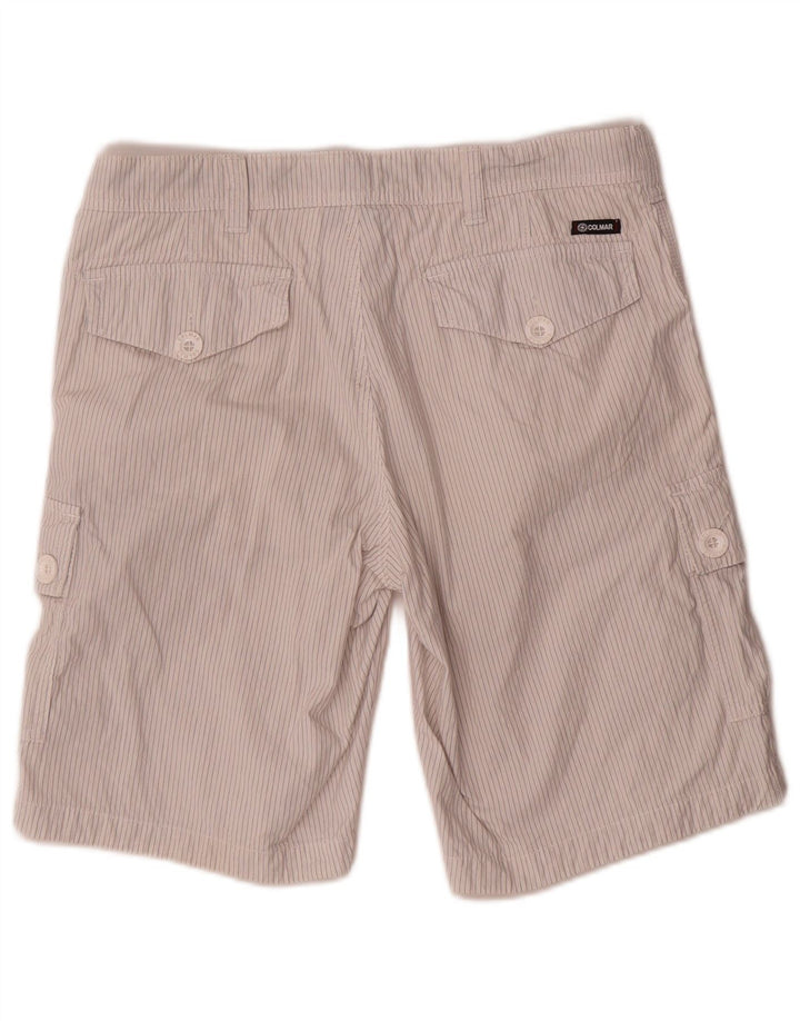 Colmar Shorts cargo para hombre IT 48 Medium W32 Algodón gris a rayas