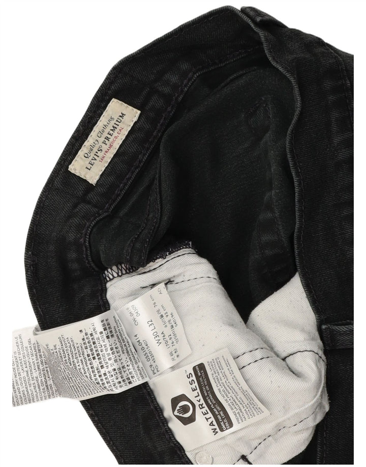 Levi's Mujer 511 Slim Jeans W30 L30 Algodón Negro