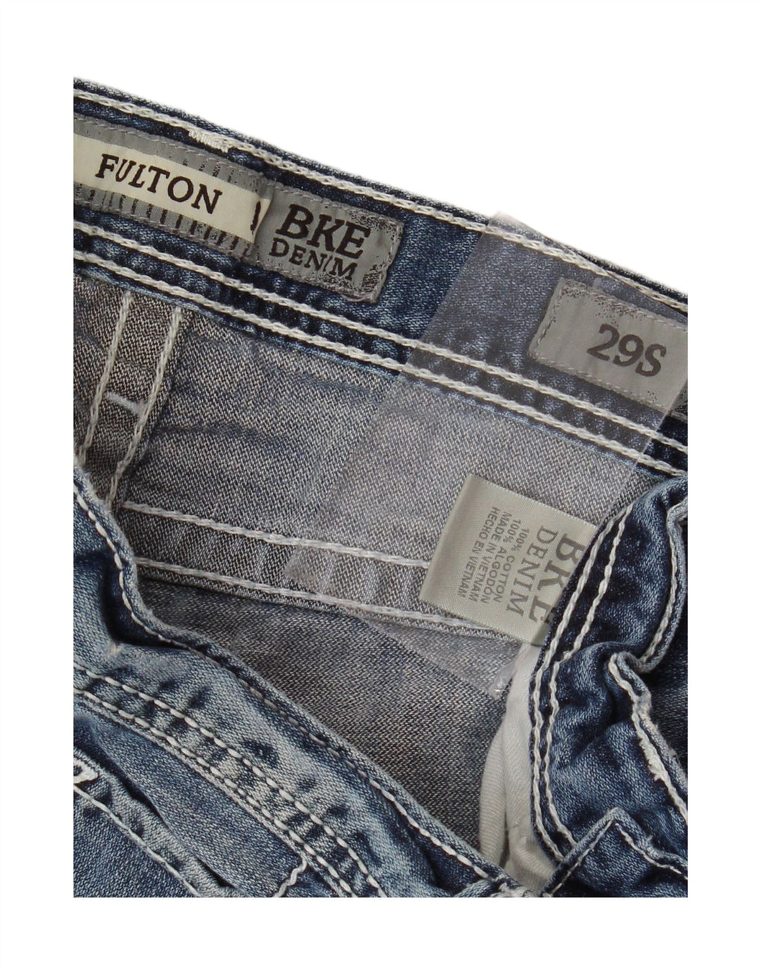 BKE Vaqueros Fulton Bootcut para mujer W29 L29 Algodón azul