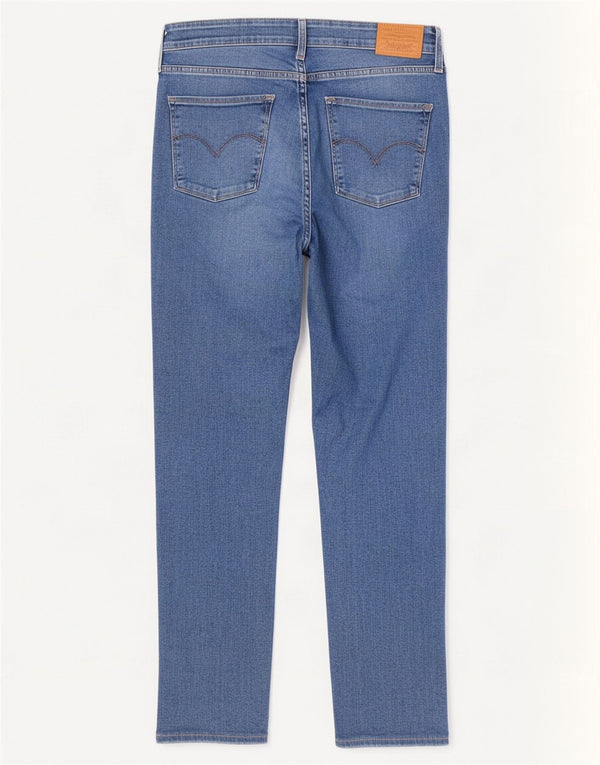 Vaqueros Levi's 721 Crop De Tiro Alto Para Mujer W31 L26 Algodón Azul