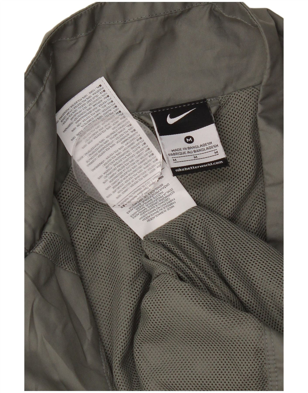 Nike Hombre Chándal Top Chaqueta Deportiva De Poliéster Gris Medio
