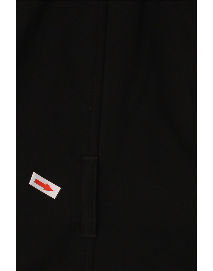 Dkny Parka con capucha para mujer UK 10 Small Poliéster negro