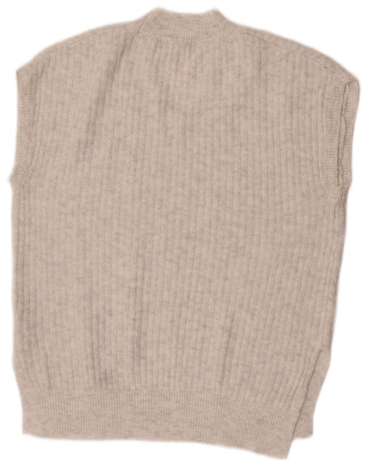 Marks & Spencer Camiseta sin mangas extragrande para mujer Reino Unido 10 Pequeño Acrílico gris
