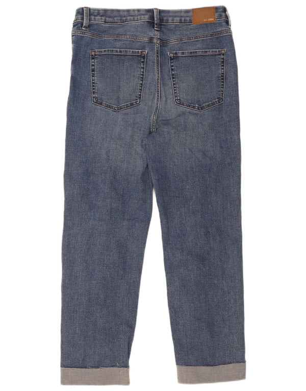 Marks & Spencer Vaqueros ajustados de cintura alta para mujer UK 40 Large W32 L26 Azul