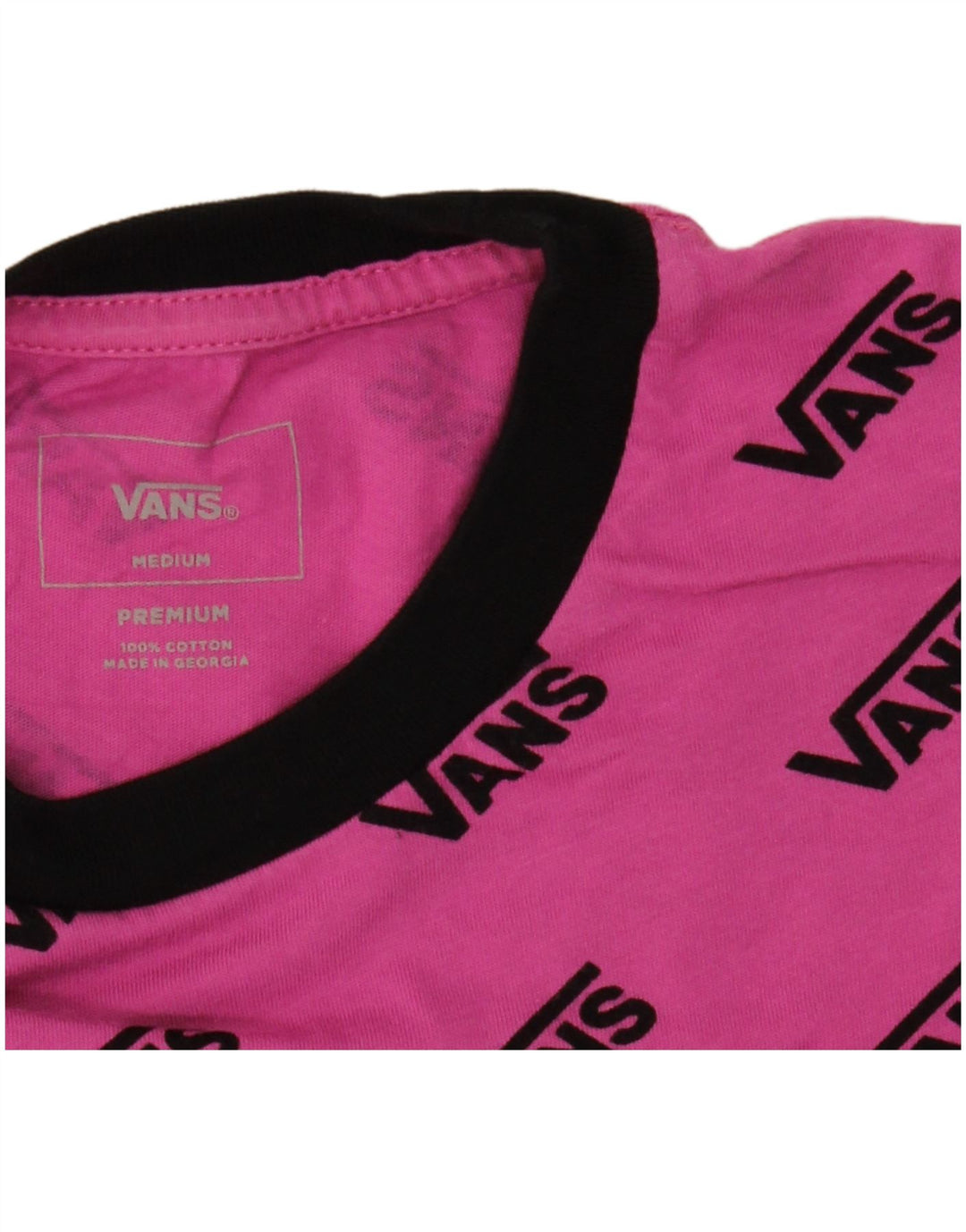 Camiseta Vans Premium Graphic para hombre, parte superior de algodón rosa medio