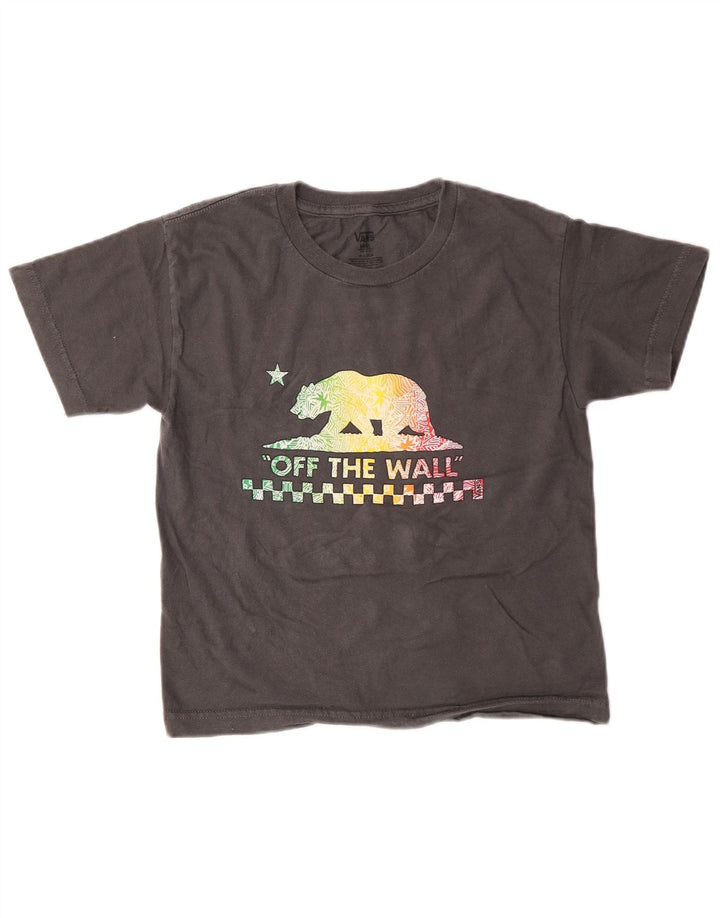 Vans Camiseta gráfica para niño 8-9 años Small Gris