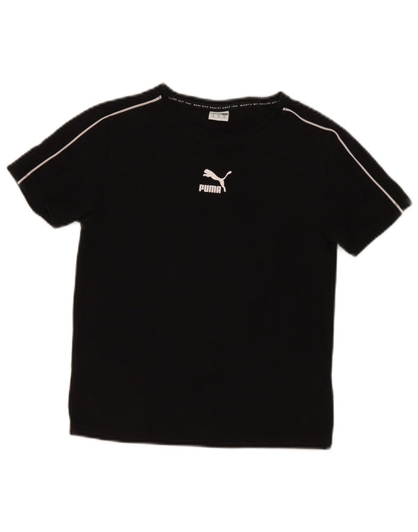 Puma Camiseta para niño Top 9-10 años XS Negro Algodón