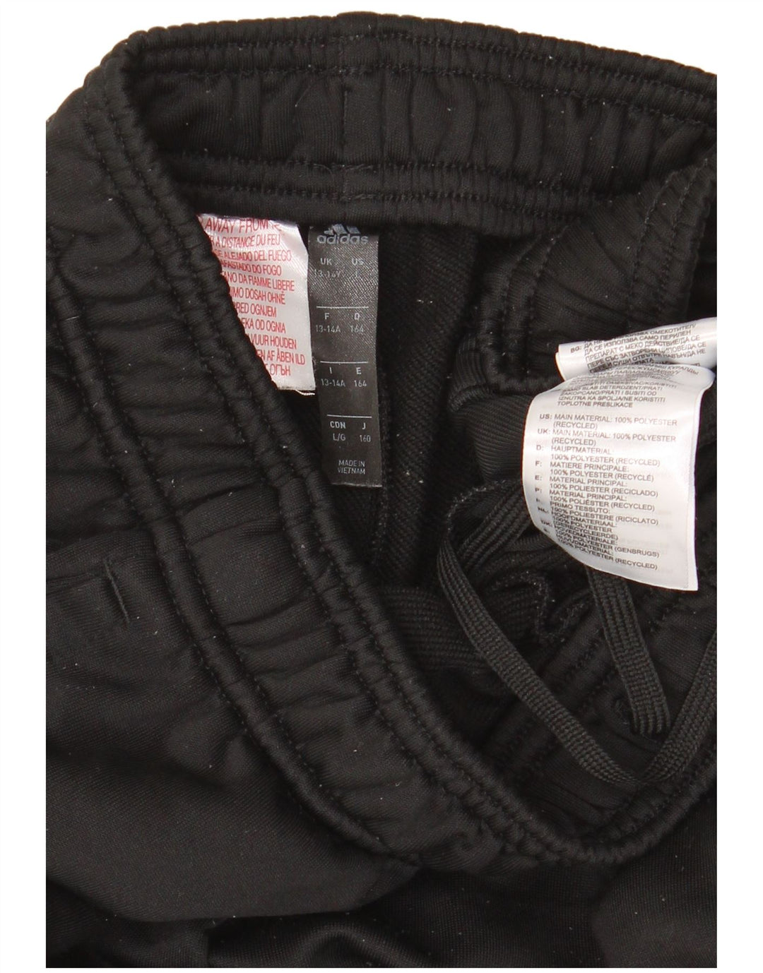 Adidas Pantalón Chándal Niño Joggers 13-14 Años Negro Poliéster