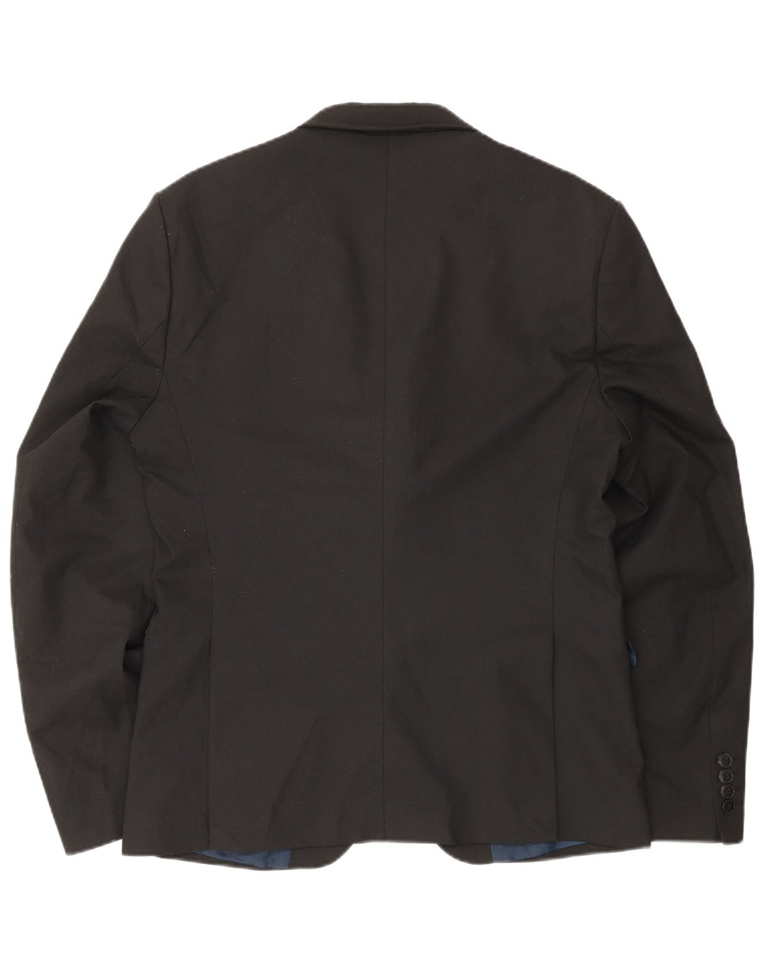 Zara Chaqueta tipo blazer de 2 botones para hombre EU 50 Mediano Negro Poliéster