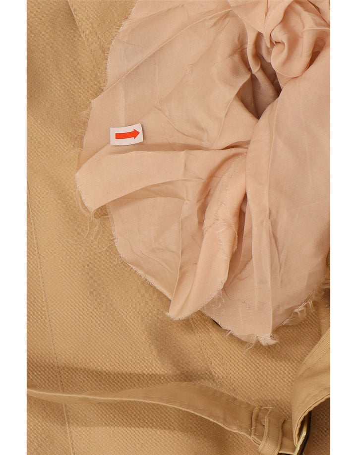 Vintage hombres gabardina Reino Unido 36 pequeño beige