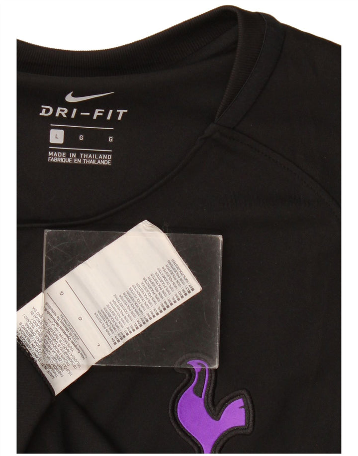 Nike Tottenham Hotspur Camiseta sin mangas para hombre, talla grande, color negro, poliéster