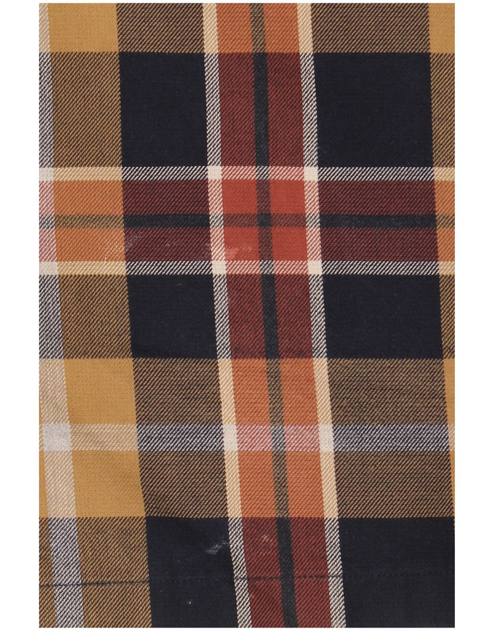 Marks & Spencer Camisa de franela de corte relajado para hombre Cuadros multicolores medianos