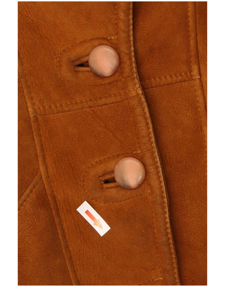 Umberto Olivieri Chaqueta extragrande para mujer IT 40 Small Brown