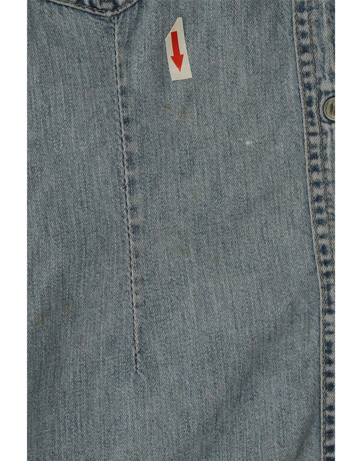 Wrangler Camisa Vaquera Para Mujer UK 44 Grande Azul