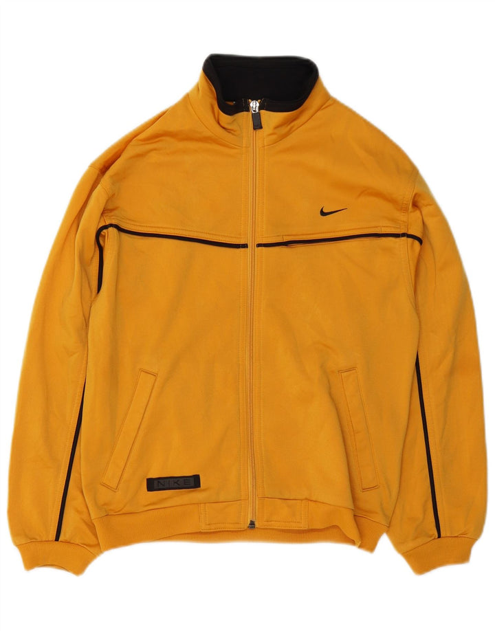 Nike Chaqueta de chándal para niño 10-11 años Mediana Amarillo Poliéster