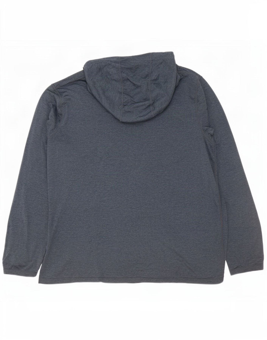Rohan - Camiseta con capucha para hombre, manga larga, 2XL, poliéster gris