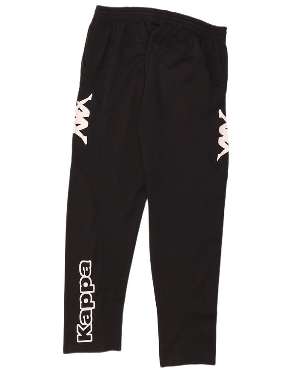 Kappa Hombre Pantalones De Chándal Gráfico XL Negro Poliéster