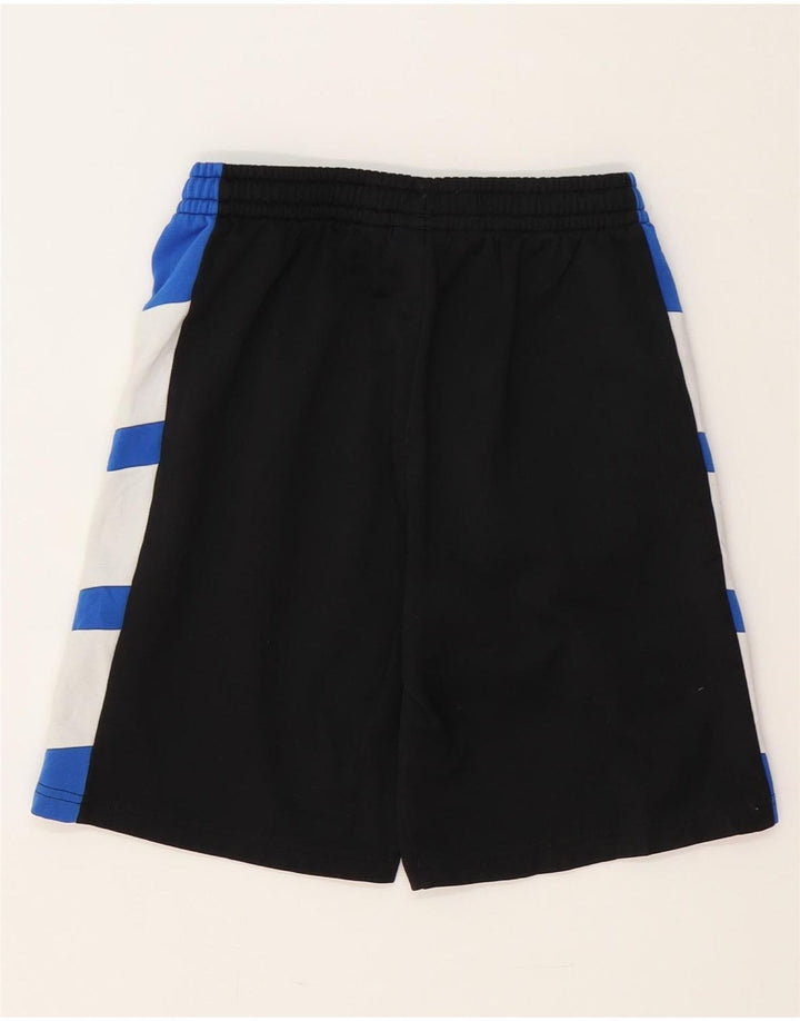 ADIDAS Boys Sport Shorts 12-13 Years Black Colourblock Polyester Vintage Adidas and Second-Hand Adidas from Messina Hembry 