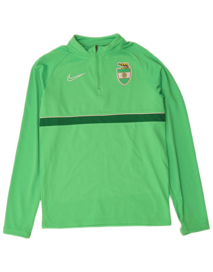 Nike Alba Roma - Chándal con cremallera y cuello para niños, 12-13 años, talla grande, color verde