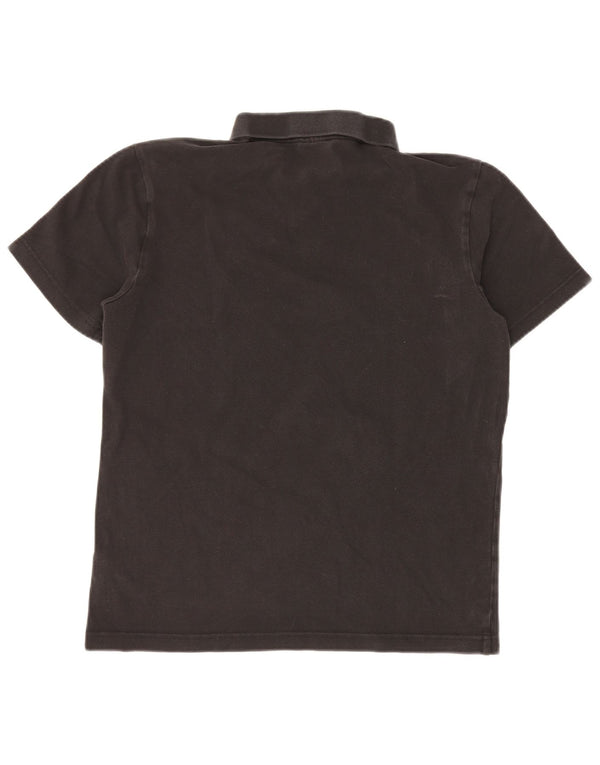 PUMA Polo para hombre de algodón negro mediano