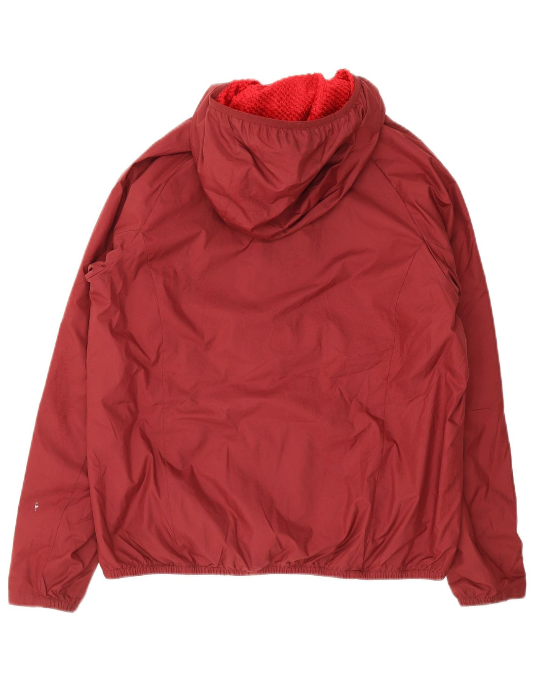 Rohan Chaqueta cortavientos con capucha para hombre UK 38 Poliéster burdeos medio