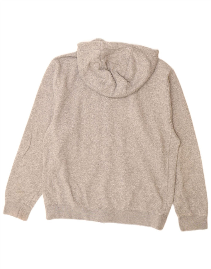 Nike - Sudadera con capucha y cremallera para hombre, talla pequeña, algodón gris