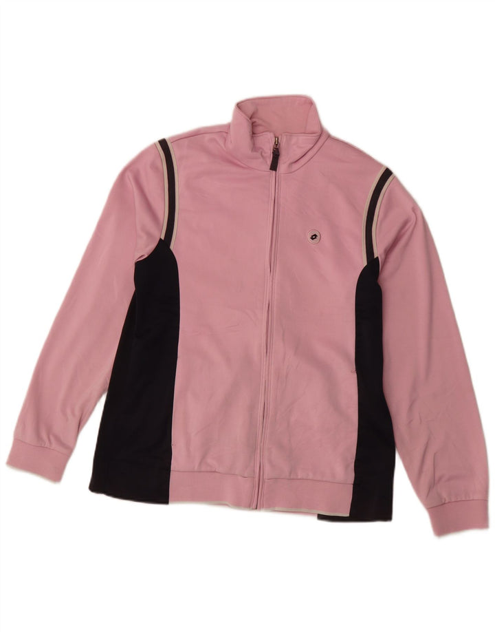 Lotto Chaqueta de chándal para mujer, talla 44, color rosa medio
