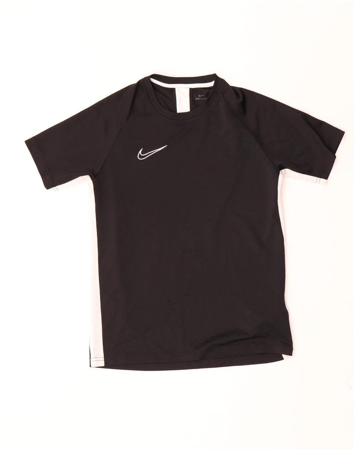 Nike Camiseta Dri Fit para niños 12-13 años Grande Poliéster Negro