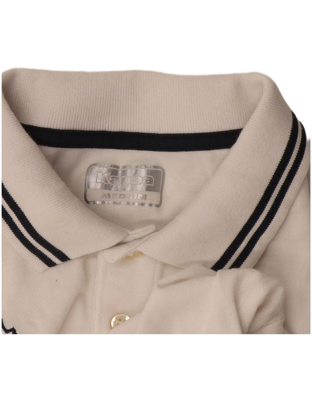 Polo Kappa Hombre Medium Blanco