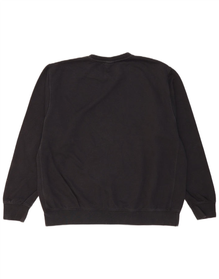 NIKE Hombre Sudadera Jumper XL Negro Algodón