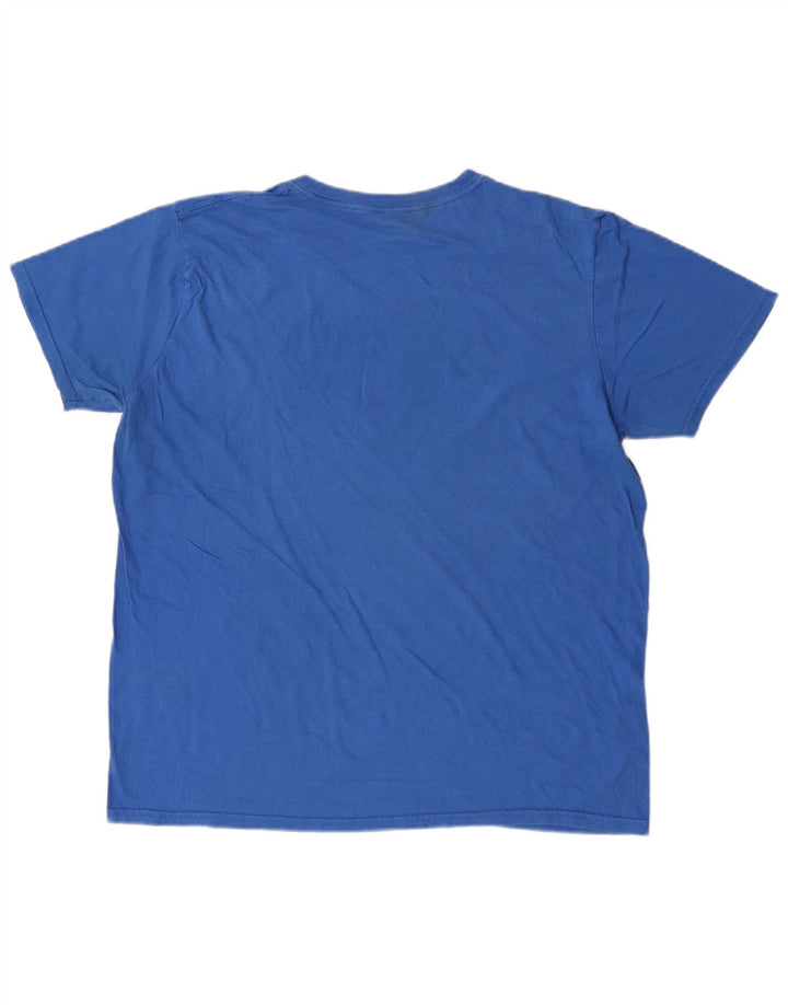 Reebok - Camiseta gráfica para hombre, talla grande, color azul