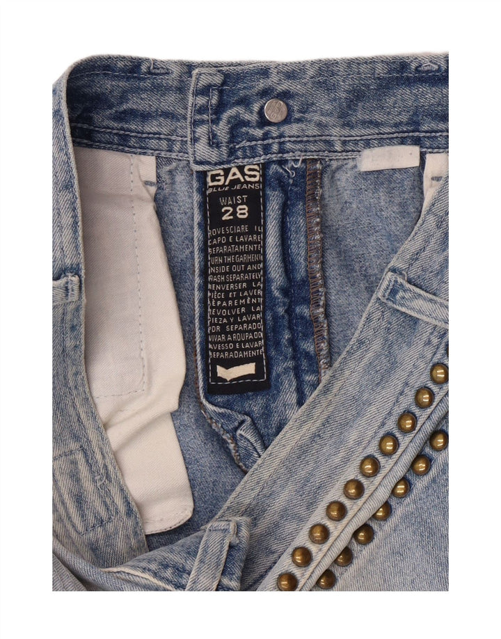 GAS Womens Slim Jeans W28 L33 Blue
