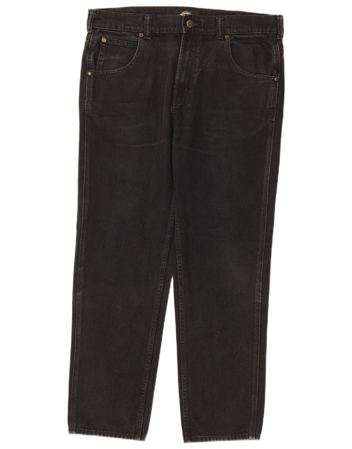 Dickies Vaqueros rectos para hombre W32 L30 Algodón negro