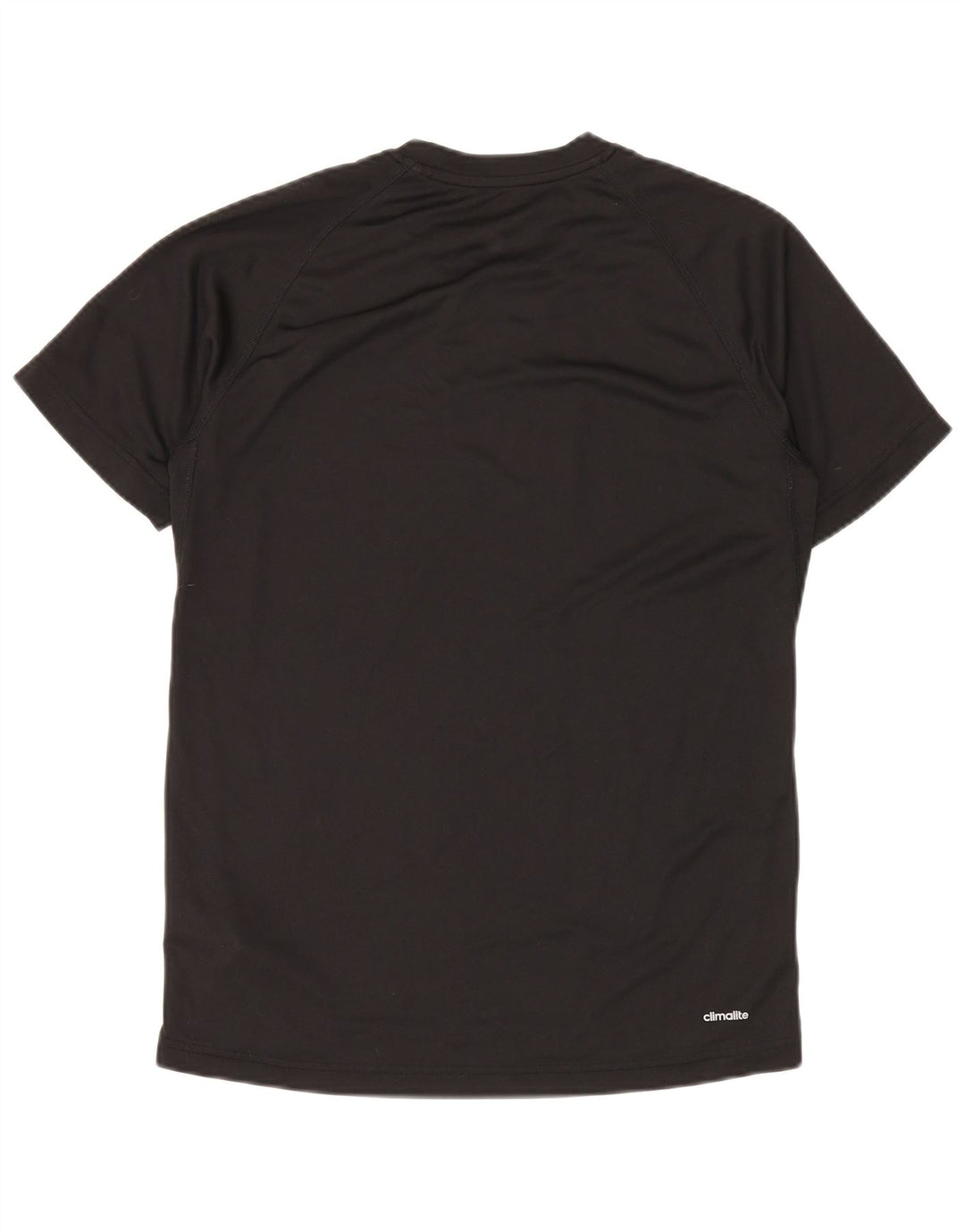 Adidas Mens Climalite Camiseta Top Medio Negro Poliéster