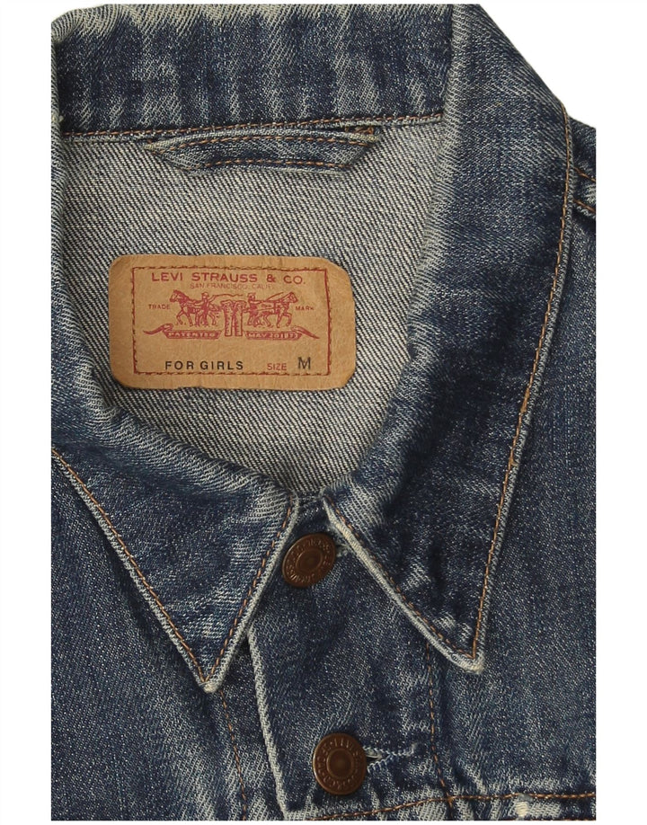 Levi's Chaqueta Vaquera Niña 11-12 Años Mediana Azul Marino Algodón