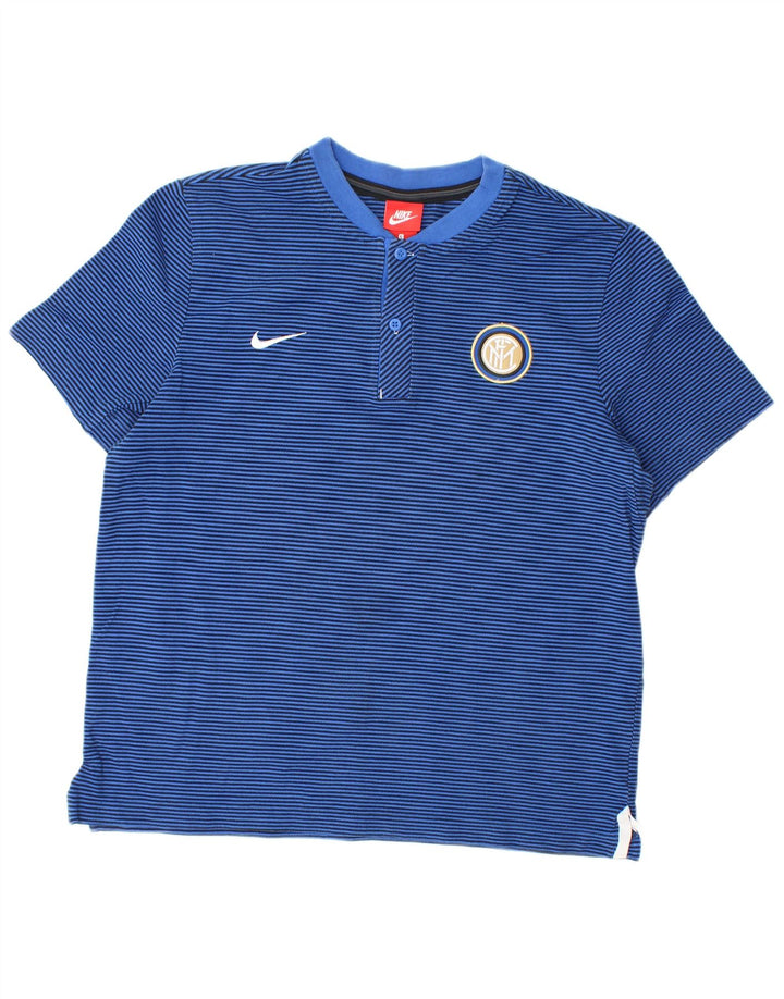 Camiseta Nike Inter Milan para hombre, talla grande, color azul