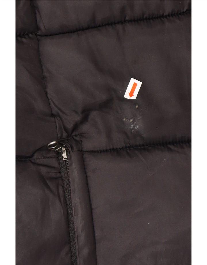 KAPPA Mens Padded Gilet UK 38 Medium Black Polyester