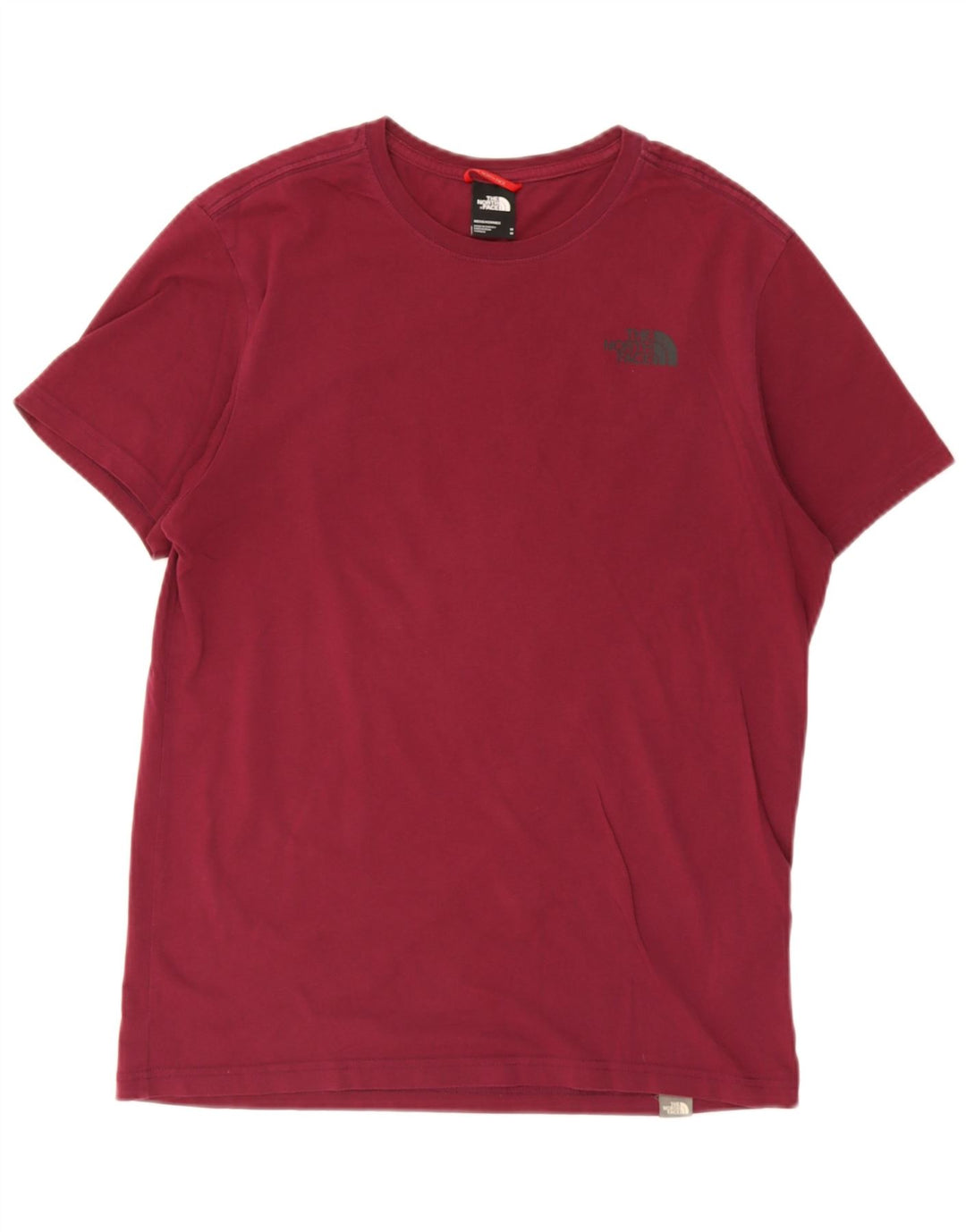 The North Face Camiseta gráfica para hombre Top Medium Borgoña Algodón