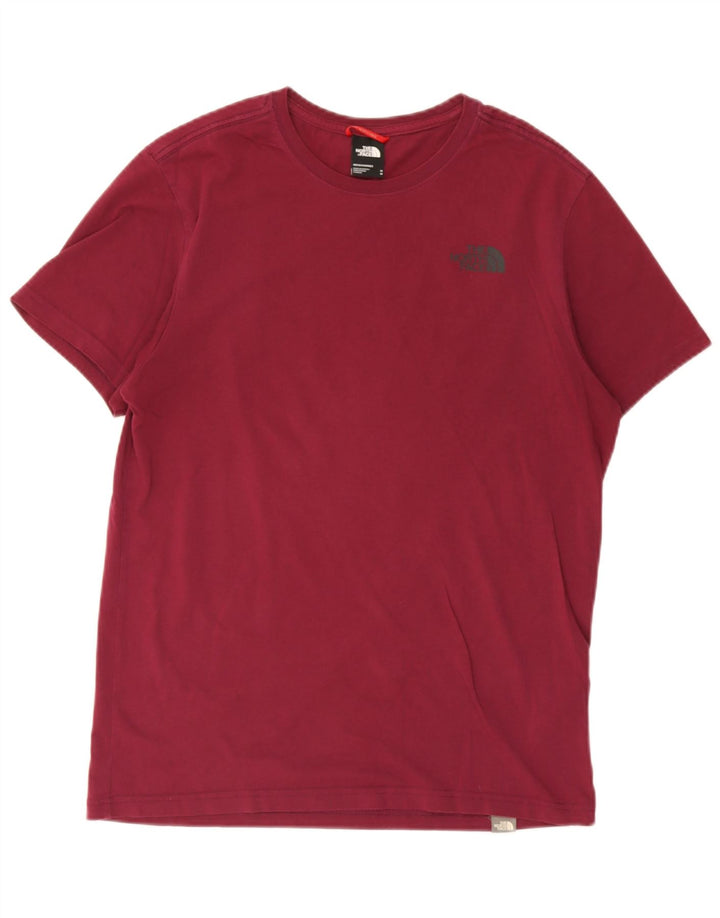 The North Face Camiseta gráfica para hombre Top Medium Borgoña Algodón