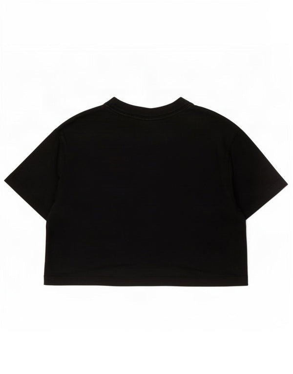 Nike Camiseta corta extragrande para mujer UK 10 Small Black Cotton