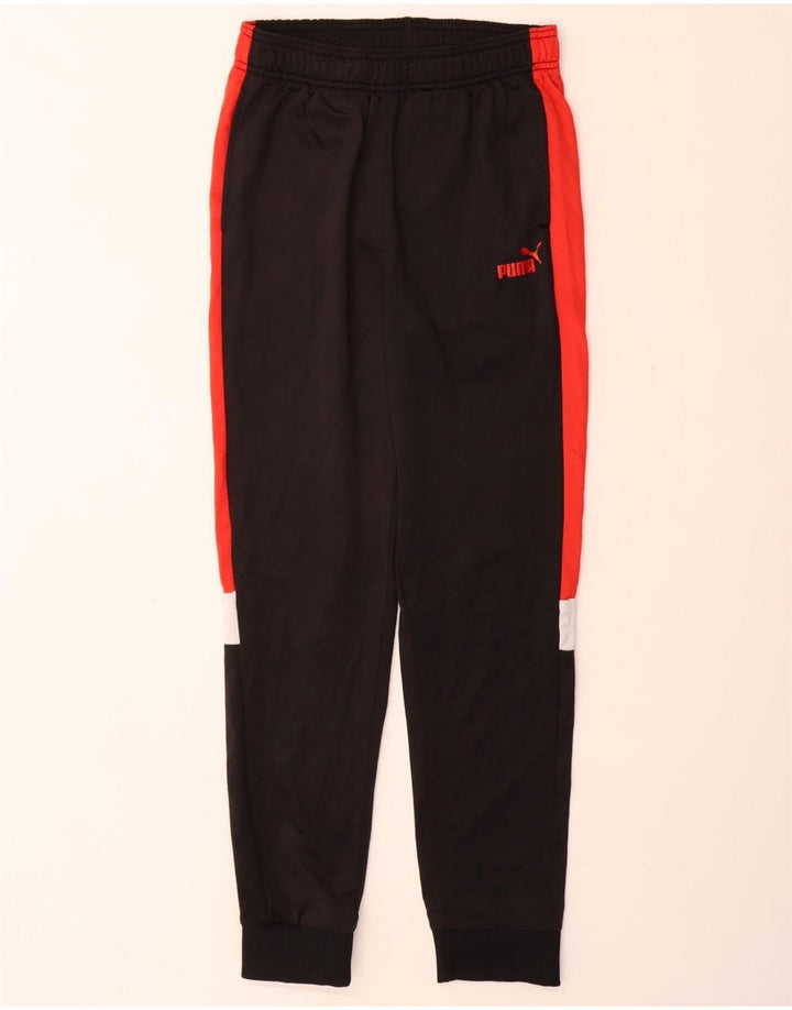 PUMA Pantalones de chándal para niño Joggers 14-15 años Negro Colorblock