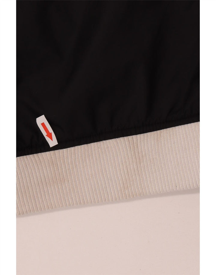 Fila Chaqueta bomber para hombre UK 40 Large Poliamida negra con bloques de color