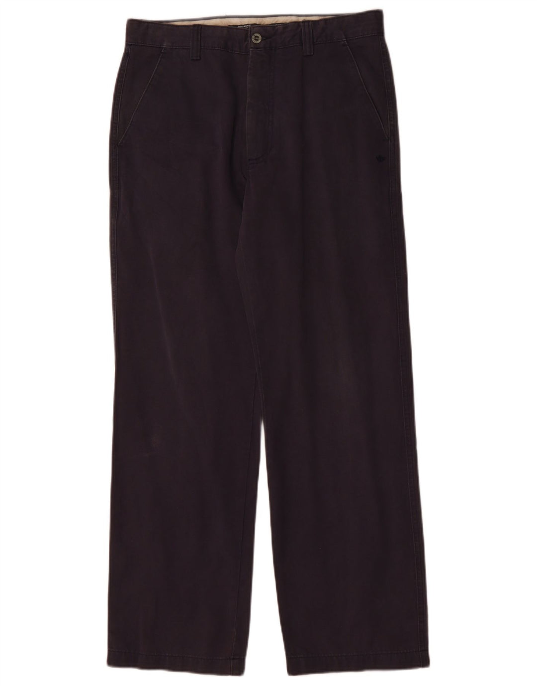 DOCKERS Pantalón chino recto para hombre W30 L30 Azul marino