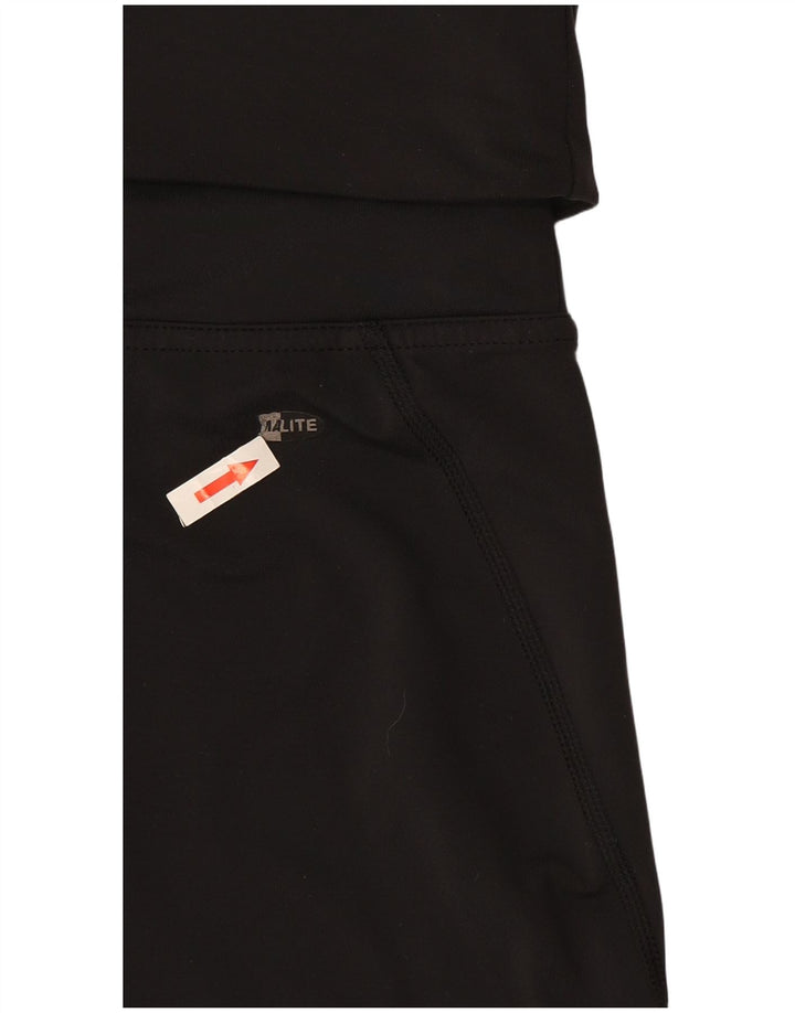 Adidas - Pantalones cortos deportivos Climalite Bermuda para mujer, talla 8, tamaño pequeño, poliéster negro