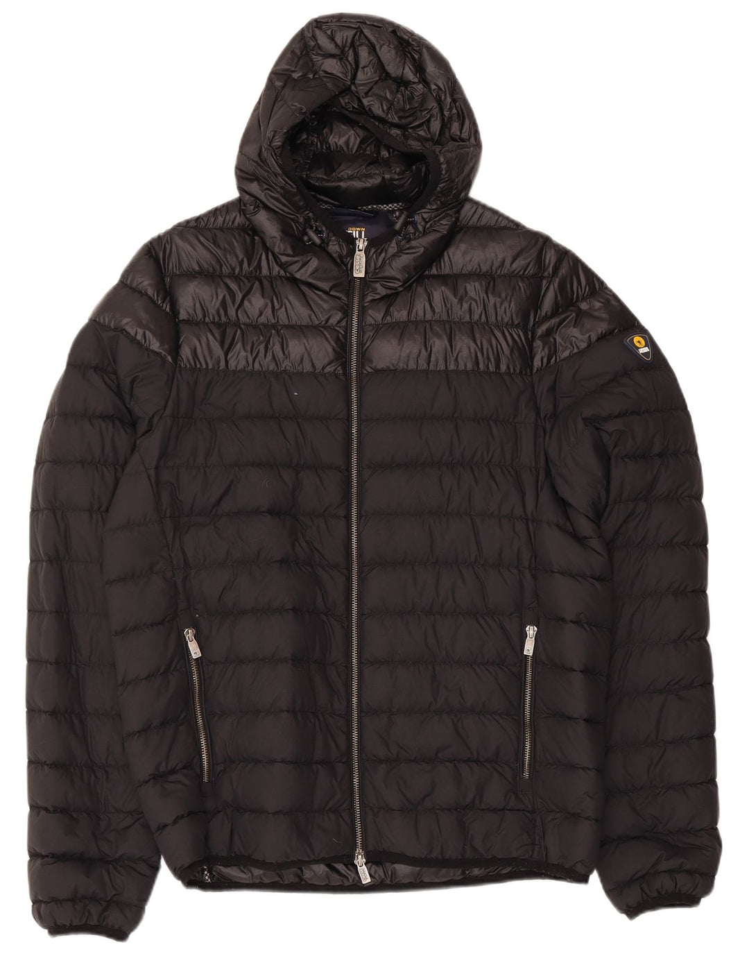 Ciesse Piumini Chaqueta acolchada con capucha para hombre UK 40 Medium Black Nylon