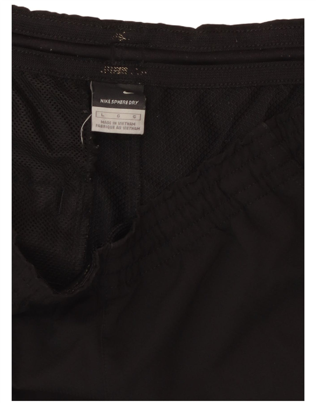 NIKE Pantalones cortos deportivos para hombre, talla grande, color negro
