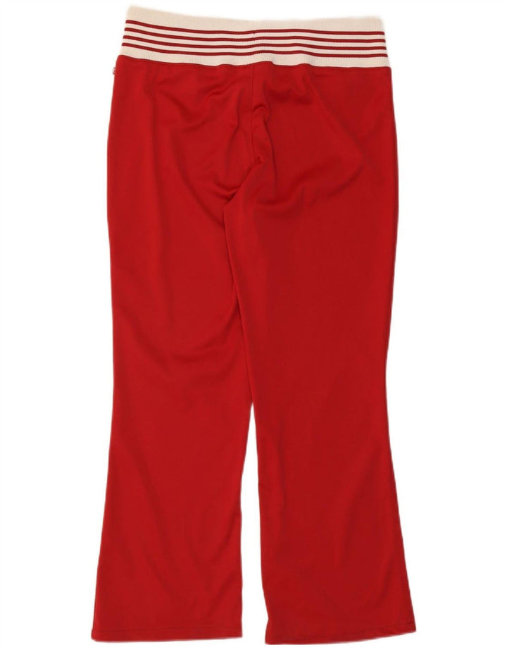 Lotto Pantalones de chándal para mujer UK 44 Large Rojo Colorblock Poliéster