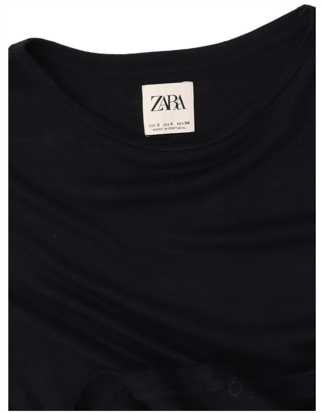 ZARA Hombre Camiseta Top Small Negro