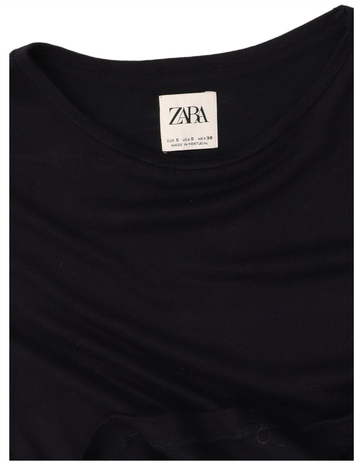 ZARA Hombre Camiseta Top Small Negro
